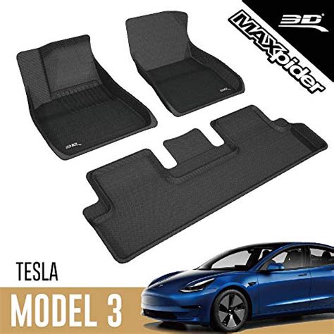 3d maxpider tesla model 3|tesla model 3 all weather floor mats.